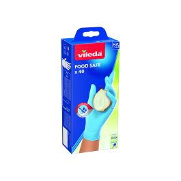 Rokavice Vileda Food Safe za enkratno uporabo, nitril, M/L, 40/1, nepudrane
