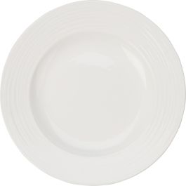 Krožnik desertni 19cm, bel porc.
