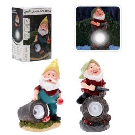 Figura vrtna - palček s solarno svetilko, 24,5 x 14,5 x 11,5 cm, Cho.