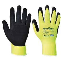 Rokavice otroške Grip Hi-Vis Lateks (rumena) št.XXXS (4)
