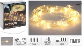 Lučke 100 led toplo bele, party, IP44, Kop.