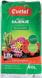 Zemlja za sajenje CVETAL, 50 L, Ag.