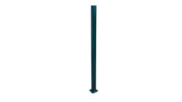 Steber ograjni M 1030x50x50 mm, na peti, antracit