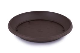 Podstavek za lon. cvetlični Mediteran 25, fi 30 x H 22 temno rjavi, PLS