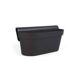 Korito cvetlično obešalno Melrose Esprit z vodno rez., 50 x 20 x H20 cm antracit, PLS