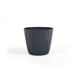 Lonec cvetlični Sahara 18 x H16 cm, 3,1 L antracit, PLS