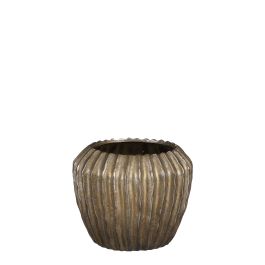 Lonec cvetlični Mica, Noma bakren, v 16 x š 18,5 cm, Edel.