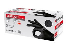 Rokavice Grablight nitril 100/1 (črna) št.8-M 