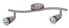 Reflektor NORMAN 2xGU10 inox