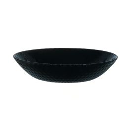 Krožnik Pampille črn Luminarc 20cm. 
