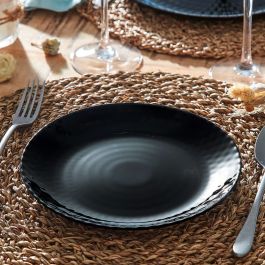 Krožnik Pampille desertni črn Luminarc 19cm. 

