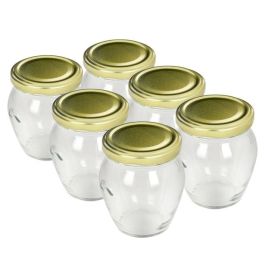 Kozarec za vlaganje Amfora, 314ml, set 6/1, s pokrovčki št. 63
