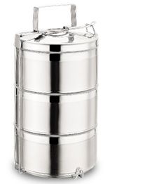 Posoda menažna 3 delna, 3x1l, inox, premer 16cm
