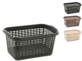 Košarica ratan pvc velika, 36 x23 x18 cm**
