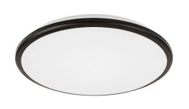 Svetilka LED ENGON 18W 3000K okrogla črn rob