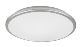 Svetilka LED ENGON 18W 4000K  okrogla srebrn rob