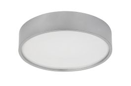 Svetilka LED LARCIA 18W 4000K  okrogla srebrn rob IP44