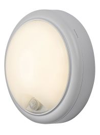Svetilka LED HITURA s senzorjem 15W 4000K okrogla bela IP54