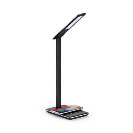 Svetilka LED namizna 5W 3CCT zatemnilna z možnostjo polnenja naprav, črna LB145