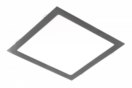 Panel LED vgradni črn MATIS PLUS 4000K LED 24W, 2000Lm, kvadrat