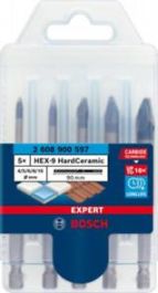 5-delni komplet svedrov za keramične ploščice  (4,5,6,8,10mm) hex-9 EXPERT– BOSCH