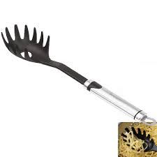 Zajemalka za testenine Gizmo, inox in najlon
