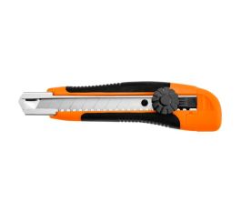 Nož tapetniški 18mm inox vodilo s koleščkom, ergonomsko ohišje - 63-014 Neo