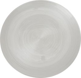 Krožnik steklen DIA NY bel, fi 28cm
