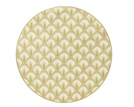 Pogrinjek zlat Fan 38cm, pvc
