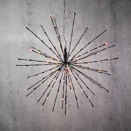Lučka novoletna ognejemet 160 led 48x70 cm, IP44, Edel.