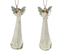 Figura božična angel punčka 9 cm, Kaem.