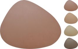 Pogrinjek oval oblike, metalik barve
