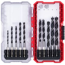 Set svedrov za les HSS 10/1, hex/6-robo držalo, S-Box (3, 2x4, 2x5, 2x6, 7, 2x8 mm) - KWB 