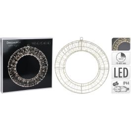 Venček okrasni 720 led lučk topla svetloba, fi 50 cm, IP44, Koo.