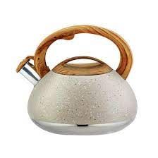 Čajnik Iwo 2,5l, bež/les. ročaj
