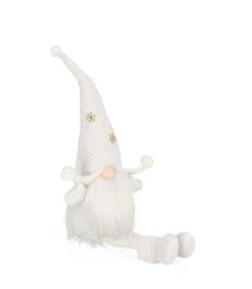 Okrasna figura božiček bel 68 cm, Bizz.