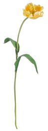Cvetje umetno tulipan rumen 76 cm, Bizz.