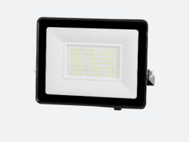 Reflektor LED 50W, 3750lm 6500K ČRN IP65