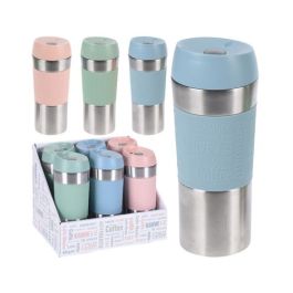 Lonček potovalni za kavo, 350ml, 20cm, različne barve 
