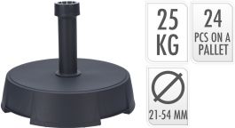 Podstavek za senčnik 25 kg, antracit,  Koop.
