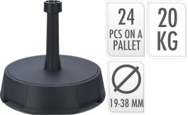 Podstavek za senčnik 20 kg, antracit,  Koop.