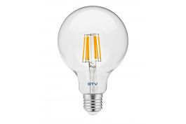 Žarnica LED Filament Globe 8W G95 880lm 3000K E27 Gtv