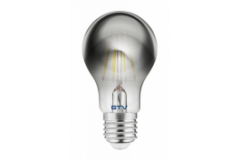Žarnica LED Filament siva 8W A60 720lm 2700K E27 Gtv