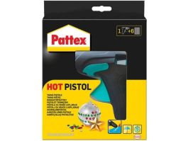 Pattex pištola za vroče lepljenje s 6 vložki, 6x20 g