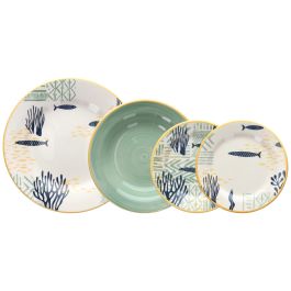 Krožnik garnitura 18/1 Vela Antigua, porcelan
