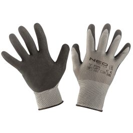 Rokavice Neo tools, najlon, lateks št.8