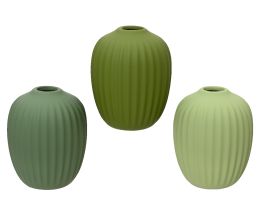 Vaza keramična zelena Stonware, 10,2 x8cm
