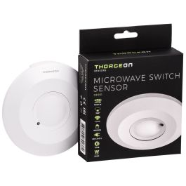 Senzor mikrovalovni stropni 360°, 8m, R:2000W/LED:1000W IP20