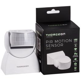 Senzor stenski 180°, 12m, R:1200W/LED:300W bel IP65