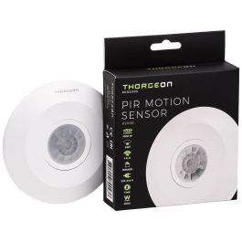 Senzor IR stropni 360°, 6m, R:2000W/LED:1000W bel IP20